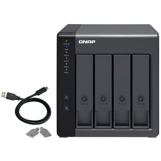 NAS QNAP TR‑004 / 4‑Bay Expansion Enclosure / 2.5"/3.5" SATA / USB 3.2 Gen1 Type‑C - Figura 2