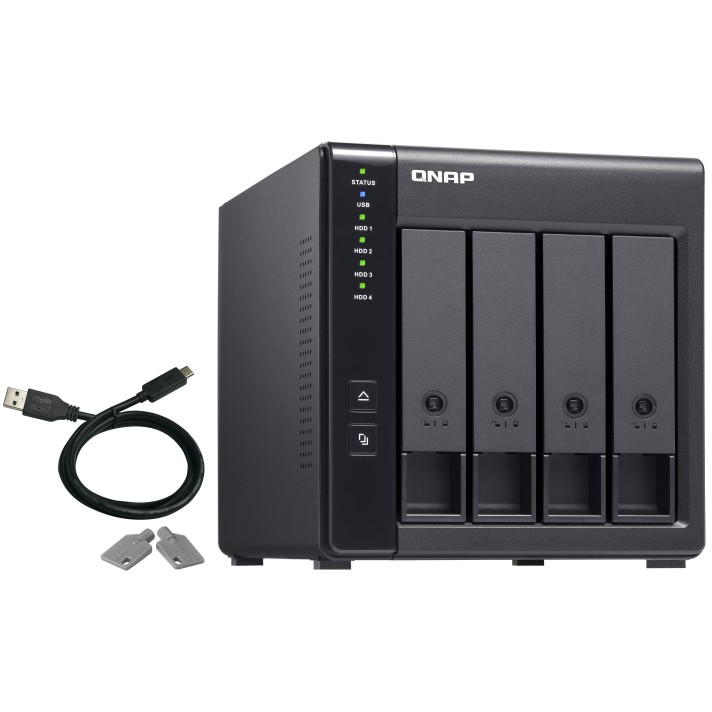 NAS QNAP TR‑004 / 4‑Bay Expansion Enclosure / 2.5"/3.5" SATA / USB 3.2 Gen1 Type‑C - Figura 5