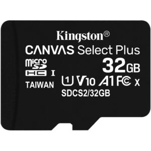 Kartë Memorie SD CARD 32GB Kingston Canvas Select Plus MicroSDHC 100MB/s +Adapter