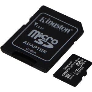 Kartë Memorie SD CARD 32GB Kingston Canvas Select Plus MicroSDHC 100MB/s +Adapter