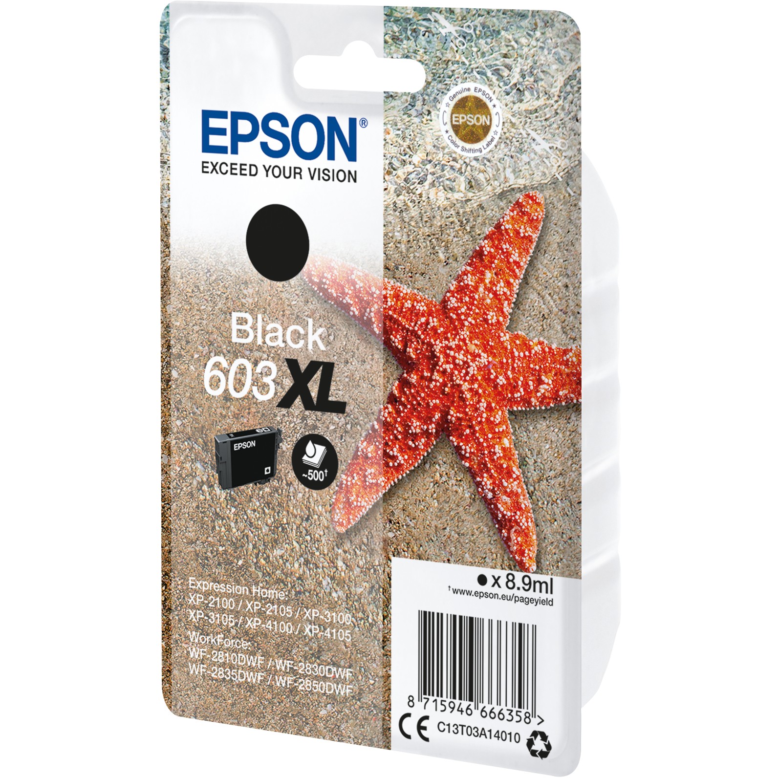 INK Epson 603XL Cartridge C13T03A14010 / up to 500 pages - Zezë - Figura 2