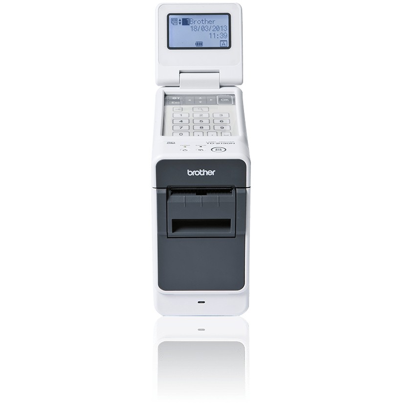 Printer Label Brother TD-2130N / USB LAN / 300dpi / 63mm / 152mm/s / 16MB / Direct Thermal - Zezë / Gri