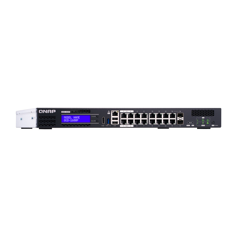 Switch QNAP QGD‑1600P‑4G / 16×GbE PoE+ + 4×SFP / Managed / Rackmount - Figura 2