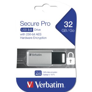 USB Flash Drive STICK 32GB USB 3.2 Verbatim Secure Data Pro - Hiri