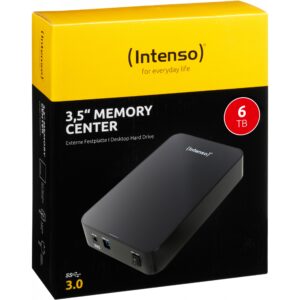 HDD e Jashtme 3.5 6TB Intenso Memory Center black