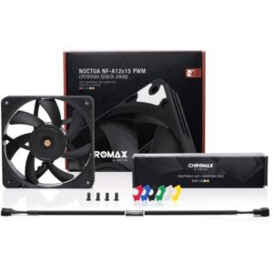 Ftohës për Procesor Noctua NF-A12x15 PWM -  chromax black swap fan- 120mm