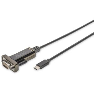Adapter USB 2.0/C DIGITUS → Serial D‑Sub9 (St/St) + Kabllo 1.0m