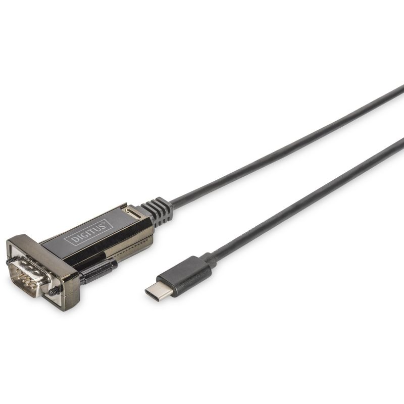 Adapter USB 2.0/C DIGITUS → Serial D‑Sub9 (St/St) + Kabllo 1.0m