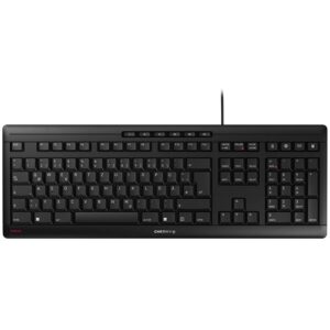 Tastierë me kabllo Cherry STREAM JK-8500 / USB / QWERTZ Gjerman - Zezë