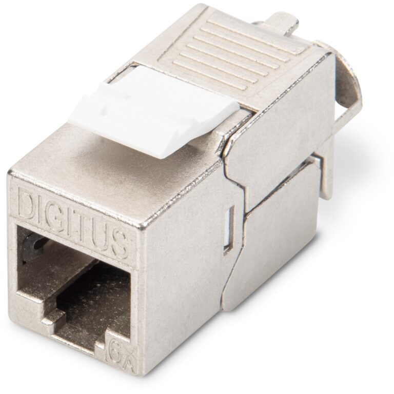 Aksesorë për Rrjet Digitus Keystone CAT6a RJ45 / AWG 22–26 / 360° / Pa Vegla