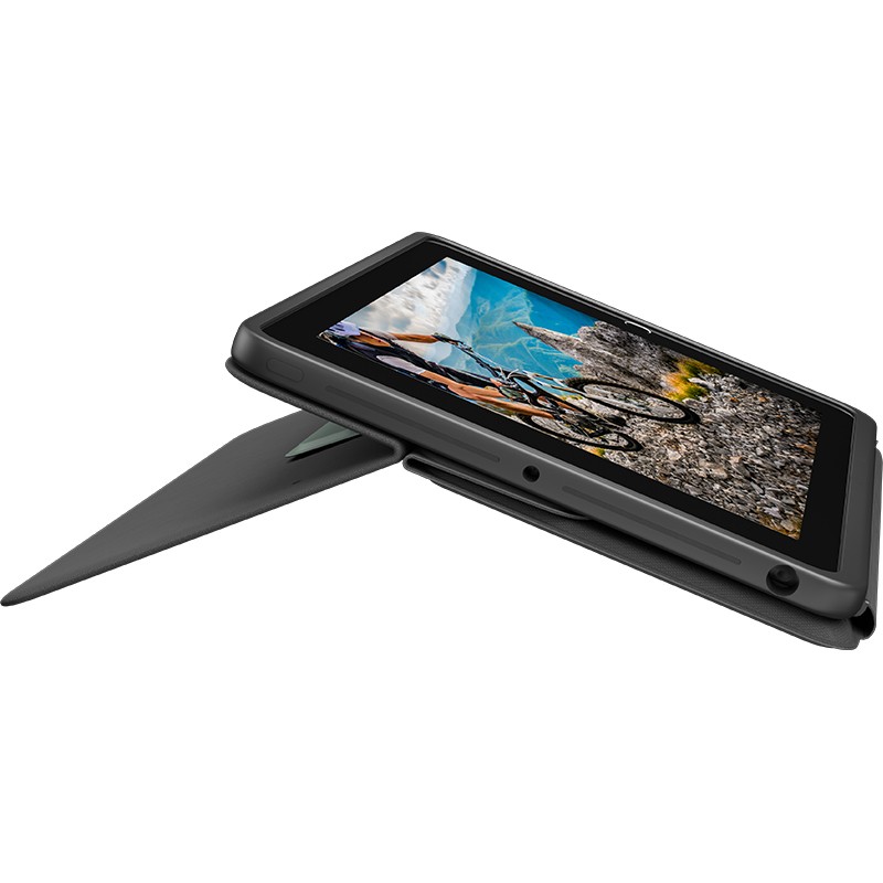 Aksesorë për tablet tastierë me mbështjellës Logitech Rugged Folio / për iPad 7./8./9. Gen / QWERTZ Gjerman - Zezë - Figura 4