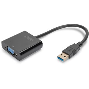 Adapter USB 3.0 DIGITUS → VGA / deri 1080p (1920×1080)