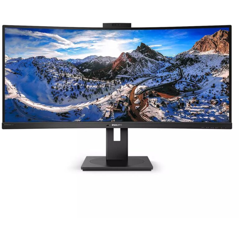 Monitor i lakuar Philips 346P1CRH / 34" UltraWide Quad HD 100 Hz 4 ms VA / HDMI DP USB-C / e zezë