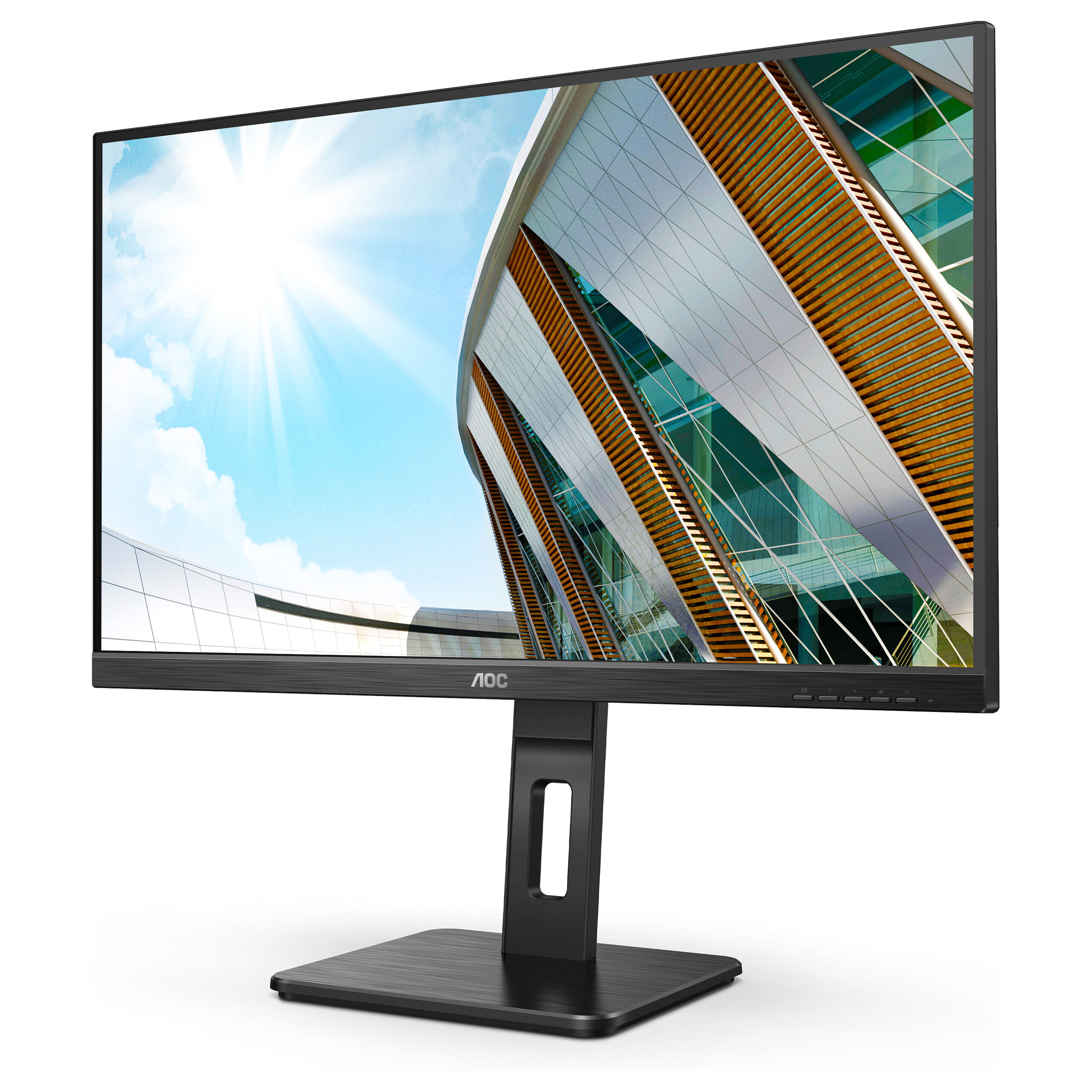 Monitor AOC U27P2 / 27" / 4K Ultra HD / IPS / LED / 60 Hz / 4 ms / HDMI+USB+DP - Zezë - Figura 2