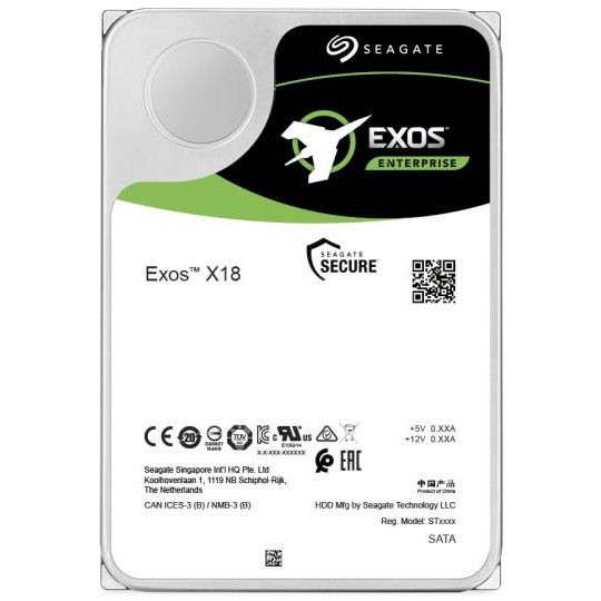 HDD e brendshme 18TB Seagate EXOS X18 ST18000NM000J 7200RPM 256MB Ent.