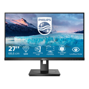 Monitor Philips 275S1AE / 27" / 2K Ultra HD IPS / LCD / 75 Hz / 4 ms / HDMI+DP+DVI+HDCP - Zezë