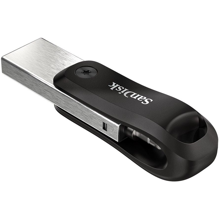 USB Flash Drive SanDisk iXpand Go 256GB USB 3.1 Apple Lightning - Zezë / Argjend - Figura 5