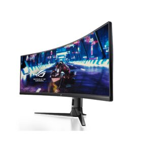 Monitor Gaming i lakuar ASUS ROG Strix XG49VQ / 49" UltraWide Full HD 144 Hz 4 ms VA Curved / UW-HDR HDMI DP / e zezë