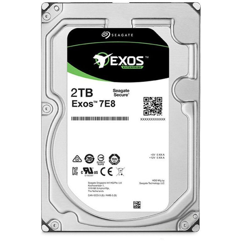 HDD të Brendshëm / Seagate Exos 7E8 / 2TB / ST2000NM000A / 7200RPM / 256MB