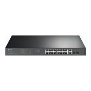 TP-Link SG1218MP 18-Port Gigabit PoE+ Switch me 250W PoE Budget dhe 2x SFP Uplink Rackmount