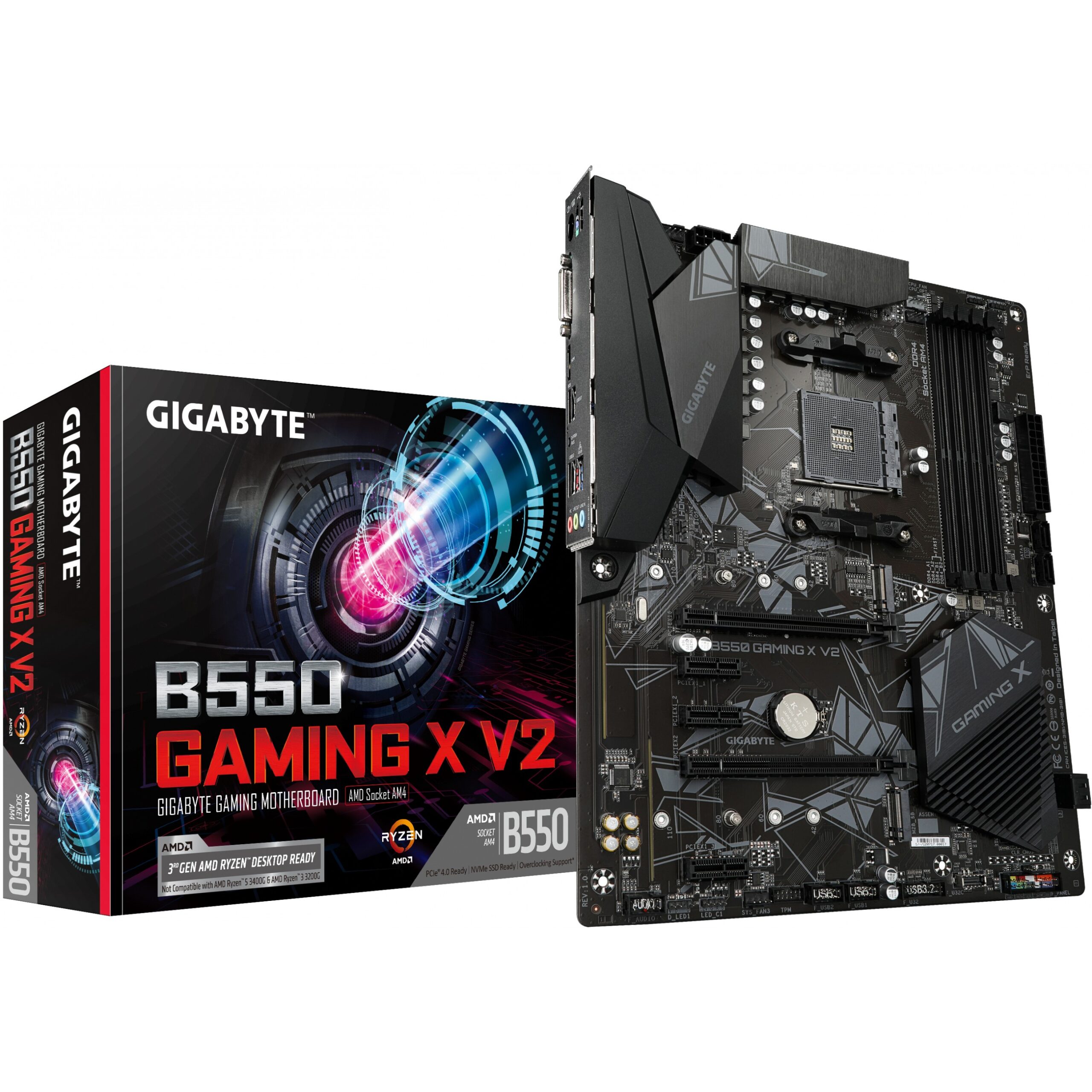 Pllakë Amë MB AMD AM4 Gigabyte B550 Gaming X V2