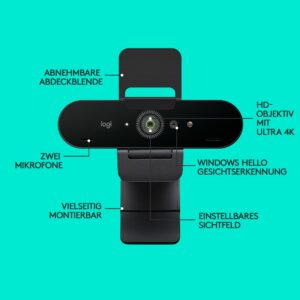 Webcam Logitech Brio 4k Stream Edition 4096 x 2160 4K Ultra HD 30 fps