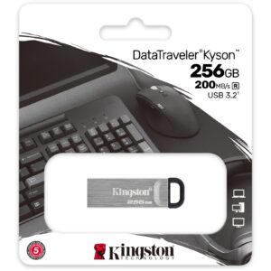 USB Flash Drive STICK 256GB USB 3.2 Kingston DataTraveler Kyson Silver