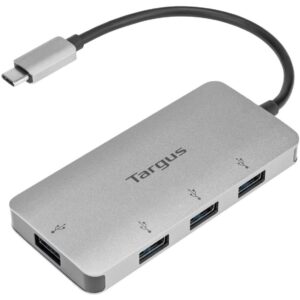 HUB USB‑C Targus / 4‑Port / USB 3.0 SuperSpeed - Argjendi