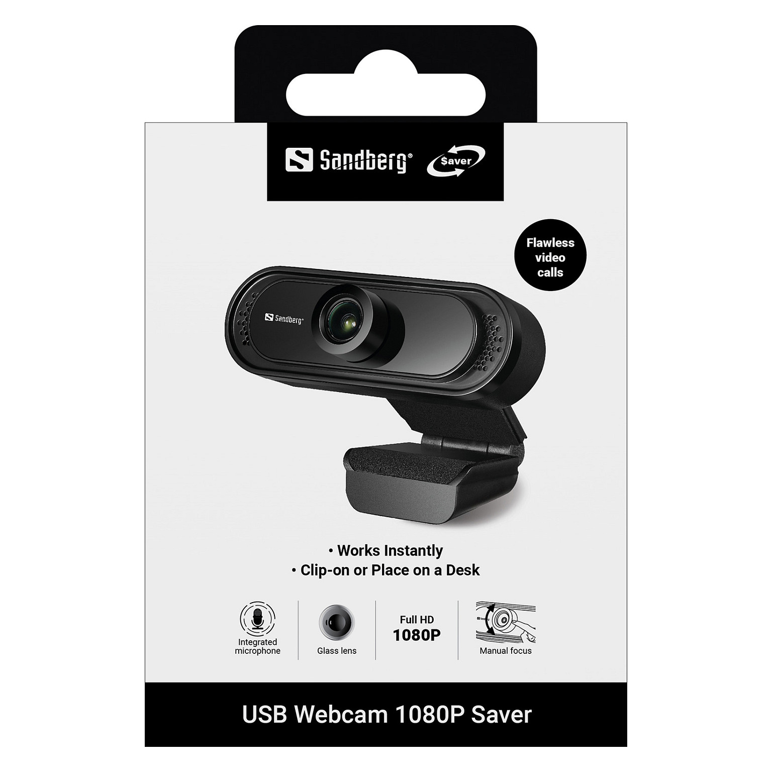 Webcam Sandberg USB Saver / Full HD 1080p – Zezë - Figura 5