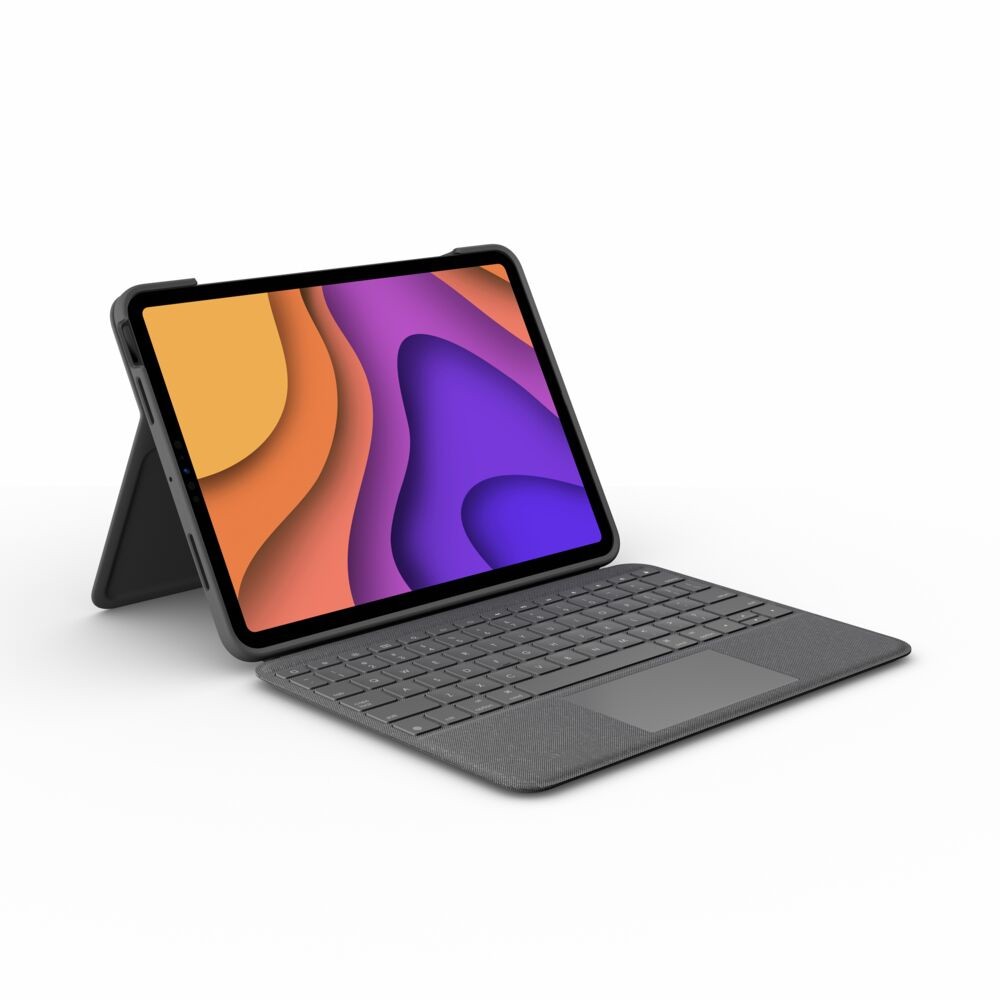 Aksesorë për tablet Apple iPad Air 10.9" (4th Generation) / Logitech Slim Folio Bluetooth Keyboard with protective cover - Gri