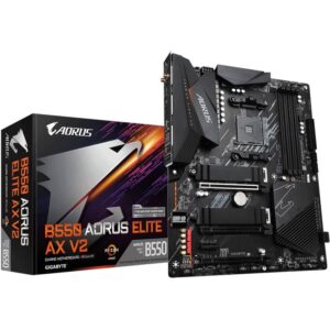 Pllakë Amë MB AMD AM4 Gigabyte B550 AORUS ELITE AX V2