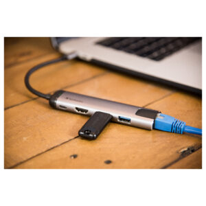 HUB Verbatim / USB-C / 5-Port / 2x USB 3.0 / USB-C / HDMI / Ethernet / Passive 8