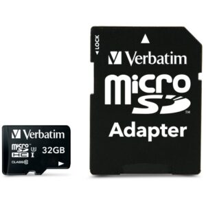 Kartë Memorie SD CARD 32GB Verbatim Pro MicroHC 90MB/s +Adapter