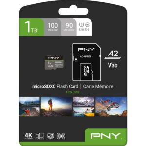 Kartë Memorie SD CARD 1TB PNY Pro Elite MicroXC 100MB/s