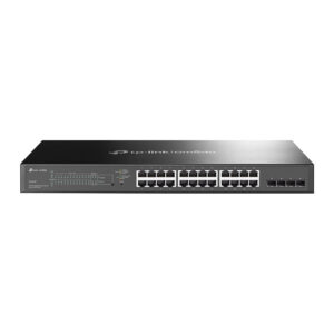 TP-Link Omada SG2428P 24-Port Gigabit Smart Managed PoE+ Switch | 24x PoE 250W | 4x SFP | VLAN | Layer 3 | Rackmount Metal Switch | Enterprise Omada SDN