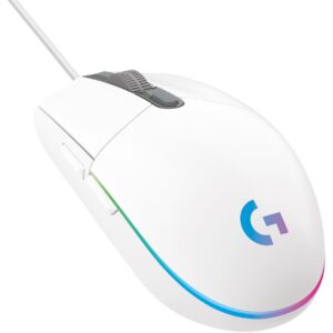 Maus Gaming Logitech G203 LIGHTSYNC - Bardhë