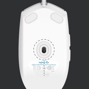 Maus Gaming Logitech G203 LIGHTSYNC – Bardhë 8