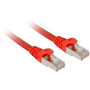 Kabllo për Rrjet Sharkoon RJ45 CAT7a S/FTP / 10.00m – Kuqe