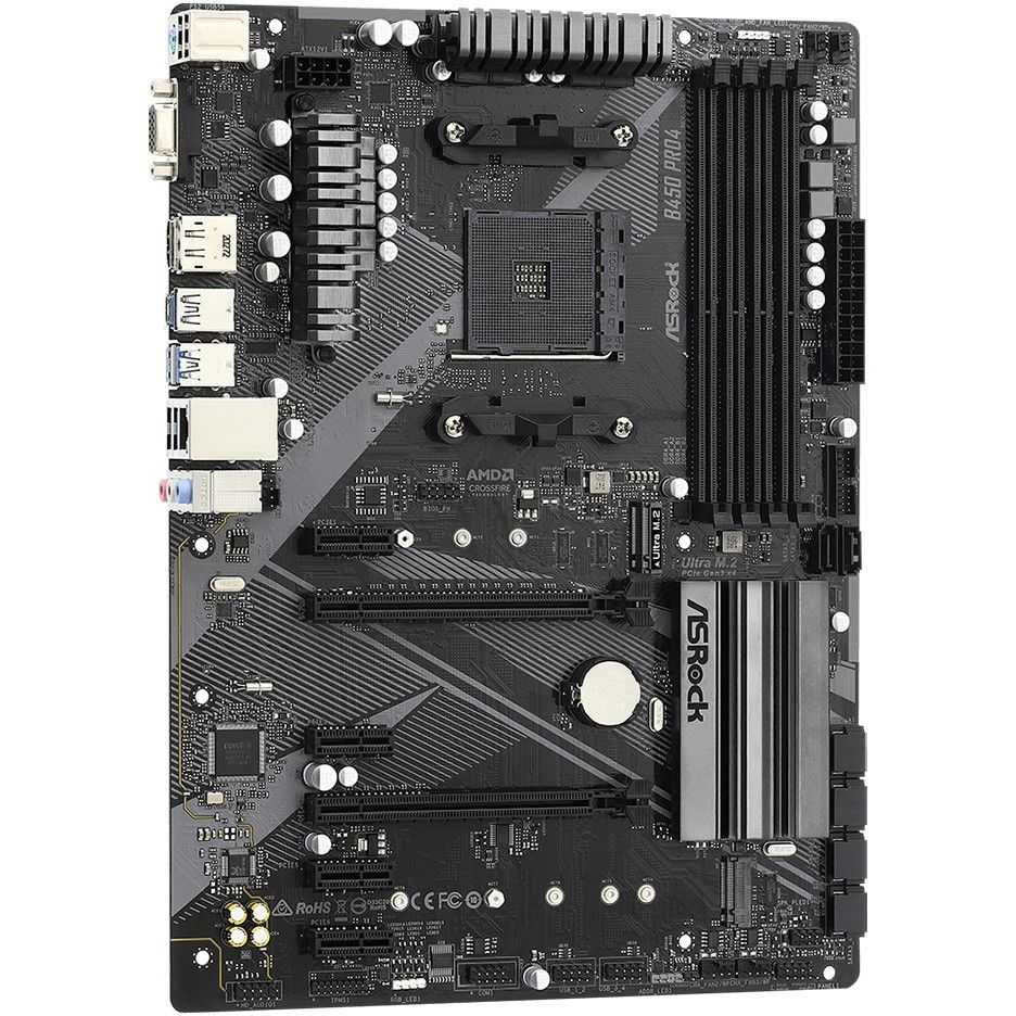 Pllakë Amë MB AMD ASRock B450 PRO4 R2.0 / AMD Socket AM4 / DDR4 / ATX - Figura 4