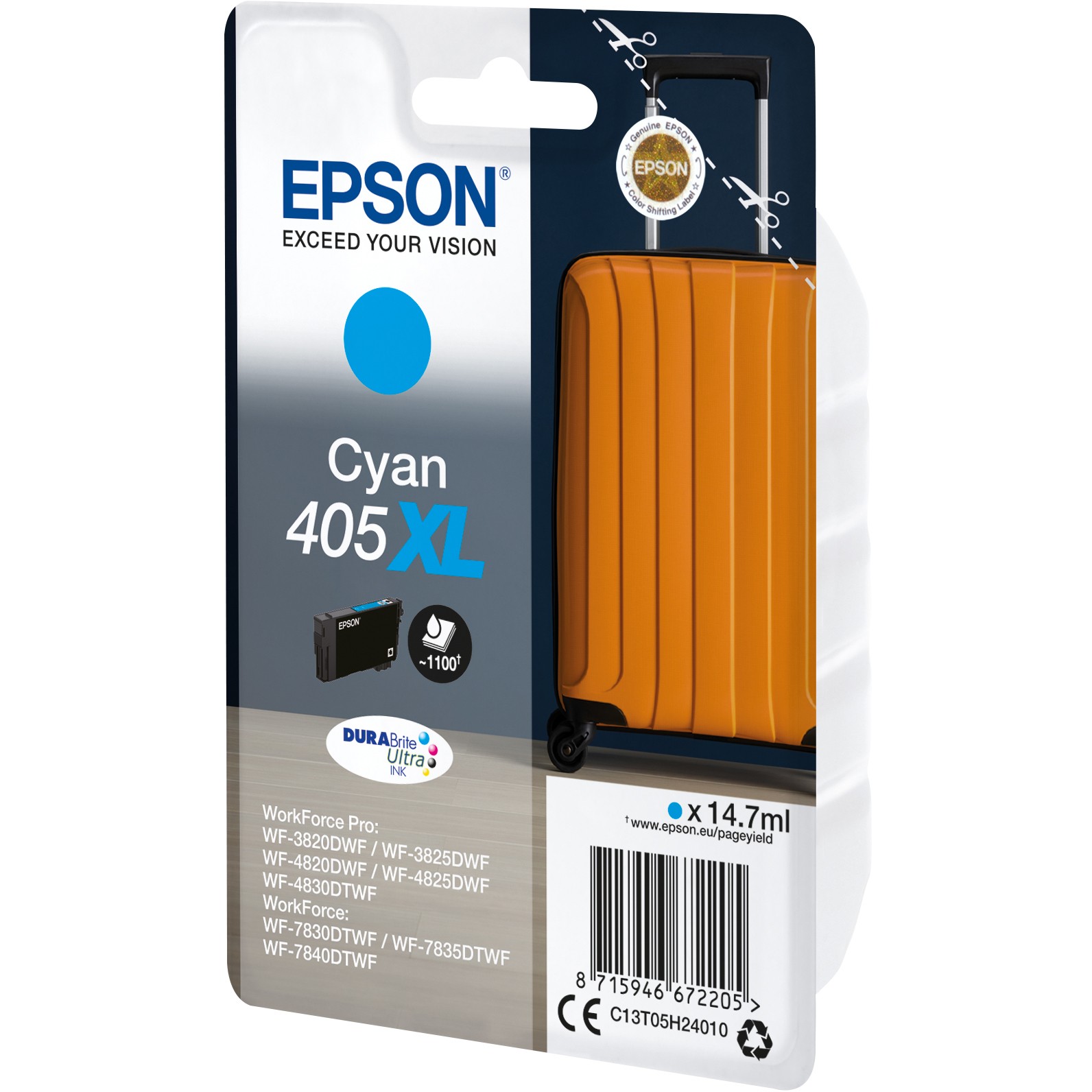 INK Epson C13T05H24010 XL / 1.100 faqe - Blu - Figura 2