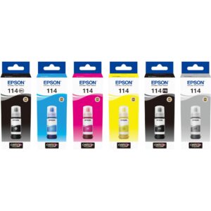 INK Epson 114 EcoTank Ink Bottle C13T07B340 – Magenta, 70ml