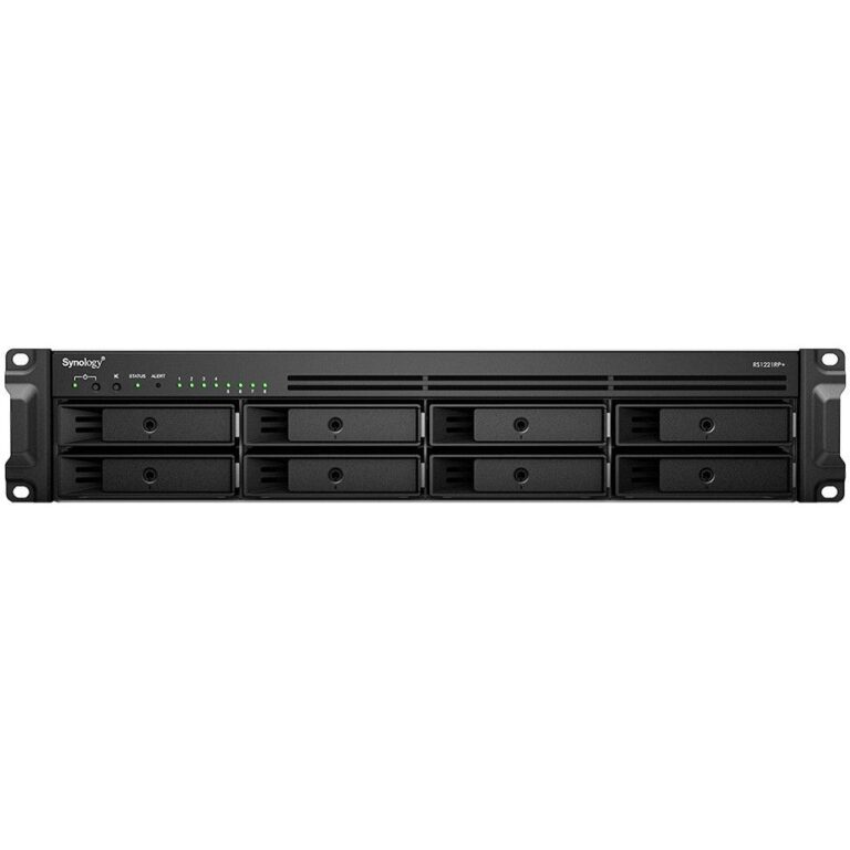 NAS Synology RackStation RS1221RP+ 8-Bay NAS – 4GB RAM, Rackmount