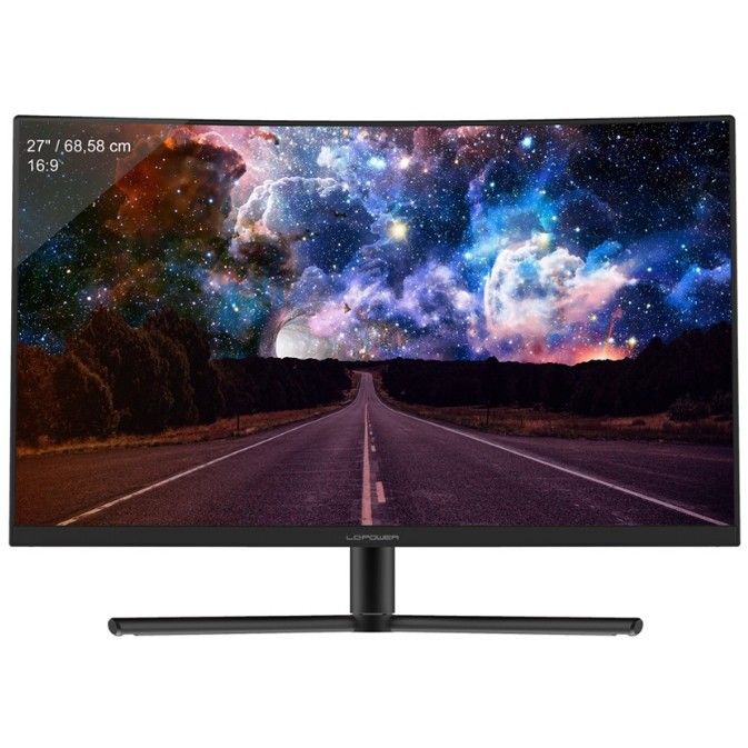 Monitor LC-Power LC-M27-FHD-240-C – 27" Curved Gaming Monitor, FHD, 1 ms, 240 Hz, HDMI/DP, Zezë