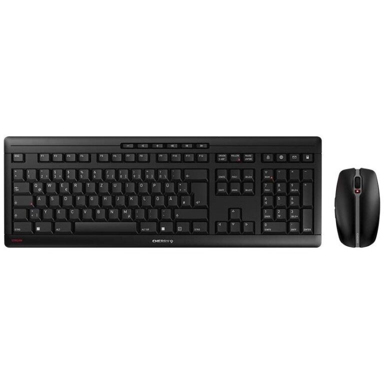 Combo (Tastierë & Maus) Cherry STREAM Desktop , QWERTZ DE, Zezë