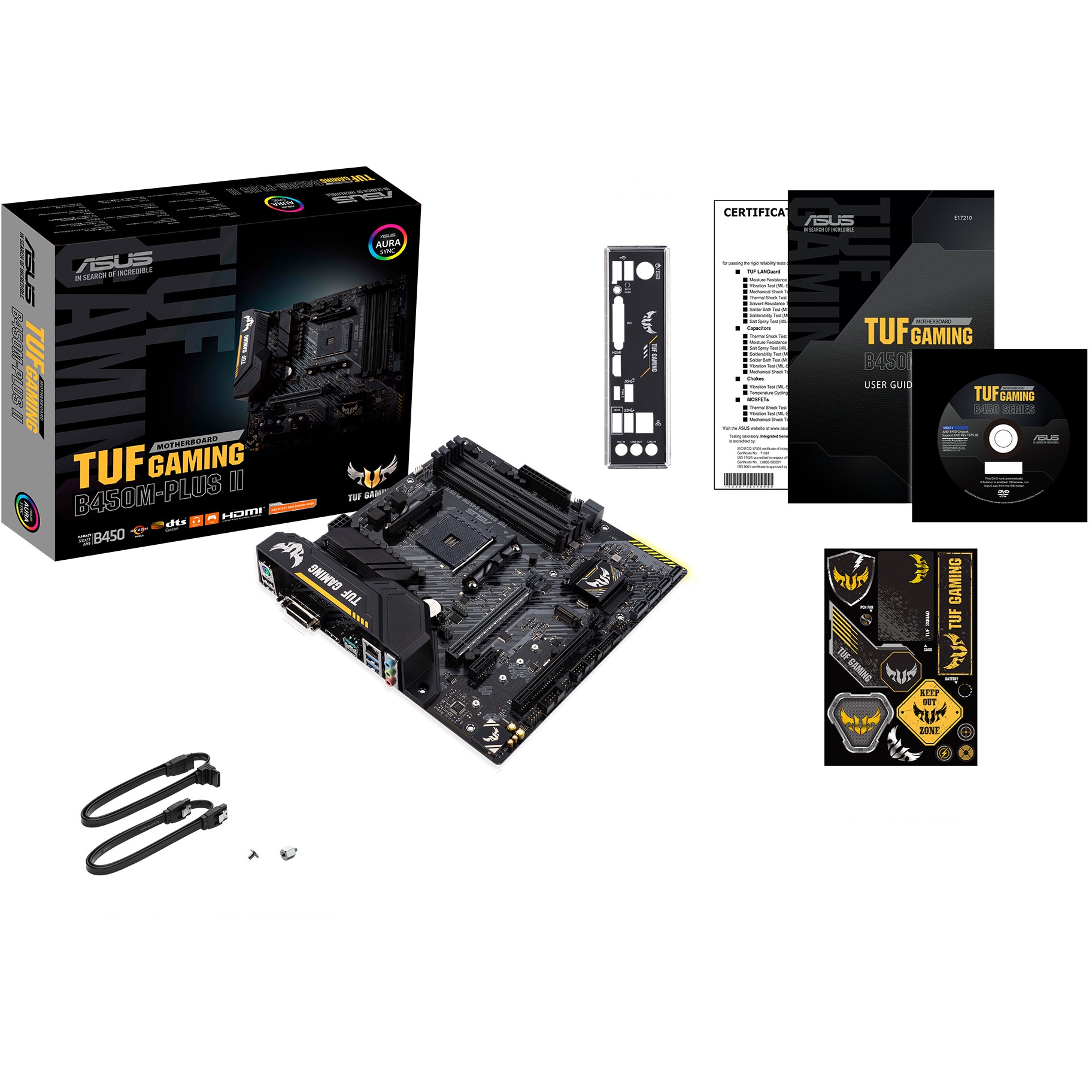 Pllakë Amë MB AMD AM4 ASUS TUF Gaming B450M-Plus II - Figura 2