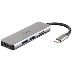 HUB USB‑C D‑Link DUB‑M530 / USB 3.0 / HDMI / Card Reader
