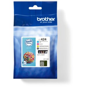 INK Brother LC-424 / 4-pack – Zezë, Blu, Rozë, Verdhë