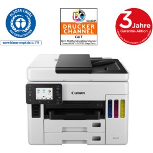 Printer Inkjet Canon MAXIFY GX7050 –  4-in-1 A4 me LAN, WLAN, Duplex dhe DADF