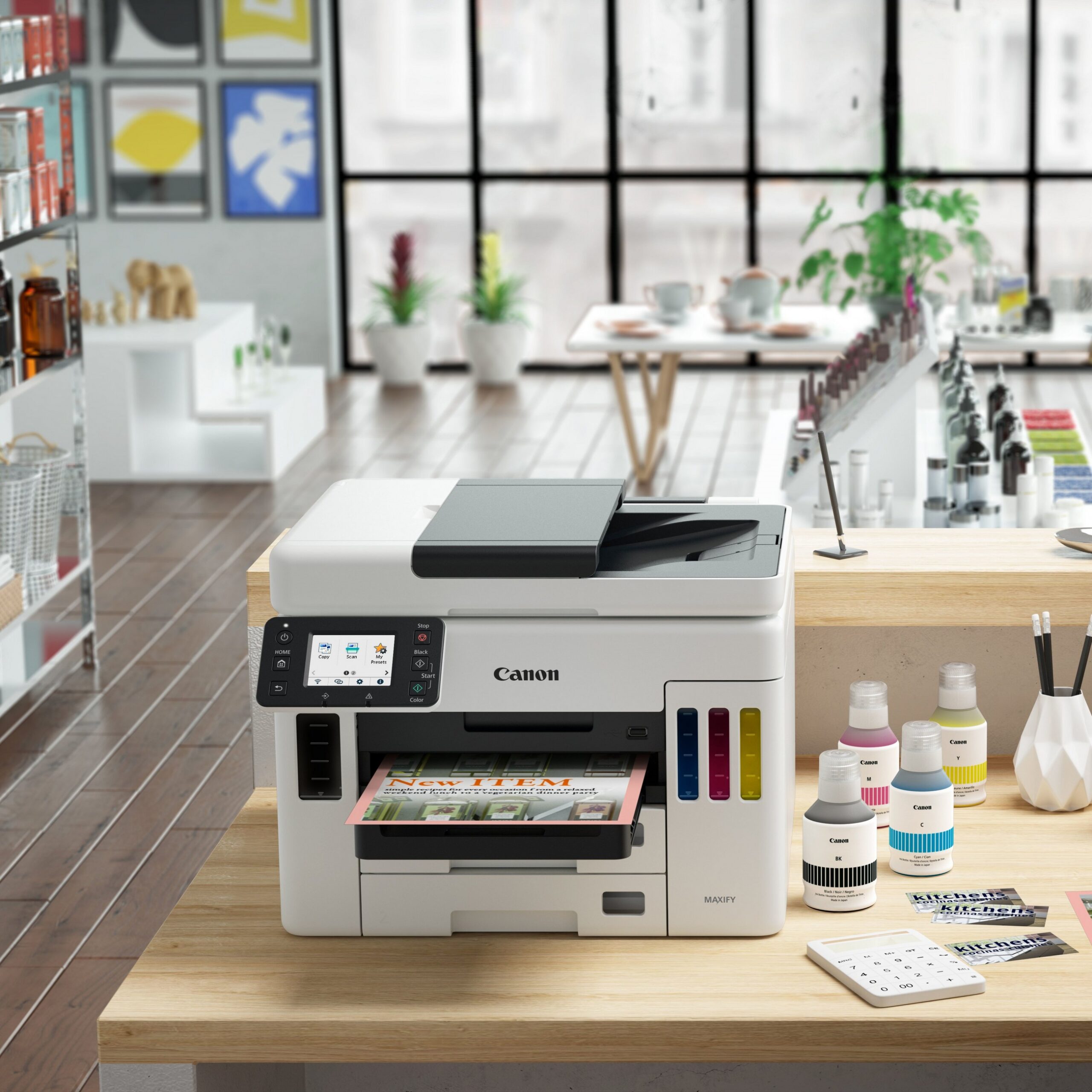 Printer Inkjet Canon MAXIFY GX7050 – 4-in-1 A4 me LAN, WLAN, Duplex dhe DADF - Figura 5