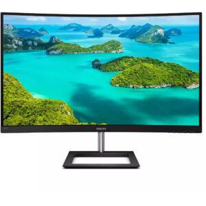 Monitor i lakuar Philips 325E1C / 31.5" Quad HD 75 Hz 4 ms VA Curved / HDMI DP / e zezë